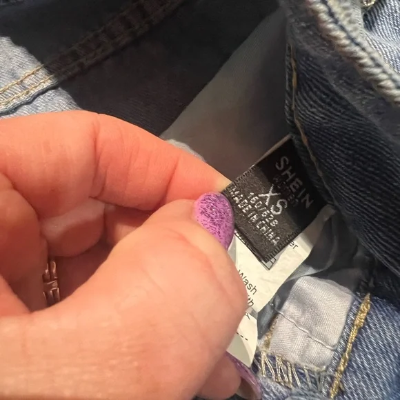 SHEIN women’s size XS ripped wide leg jeans - Picture 5 of 6